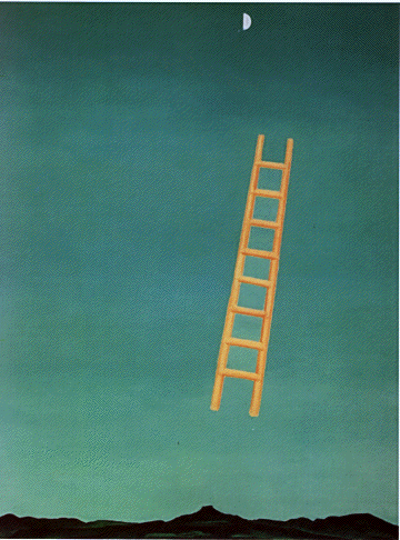 O'Keeffe LaddertotheMoon 1958