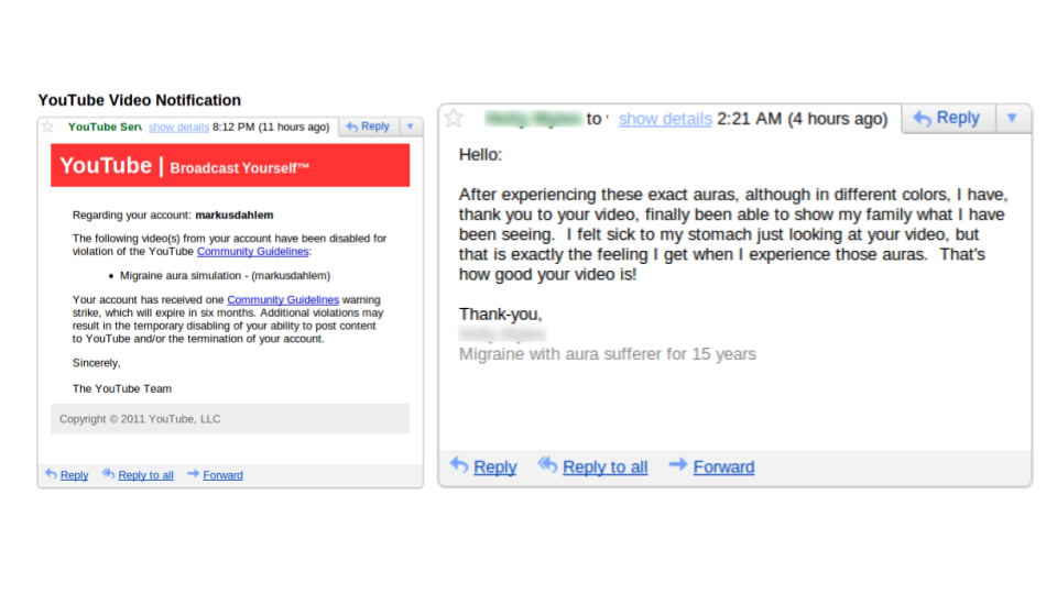 Timeline image for 2011 – YouTube Ban of Aura Simulation