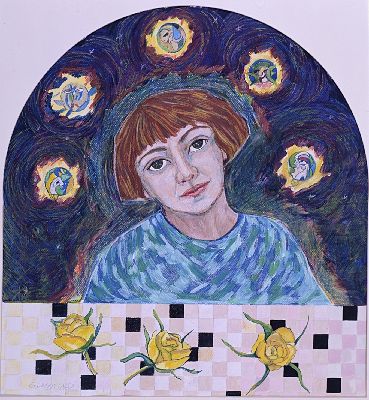 D.G., The Migraine Dream, 1998. Artwork depicting the experience of migraine-related dreaming disturbances.